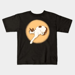 Soya the cat - lazing around Kids T-Shirt